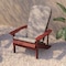Flash Furniture Red Adirondack Chairs with Cream Cushions, 2PK 2-JJ-C14501-CSNCR-RED-GG - alternate 6